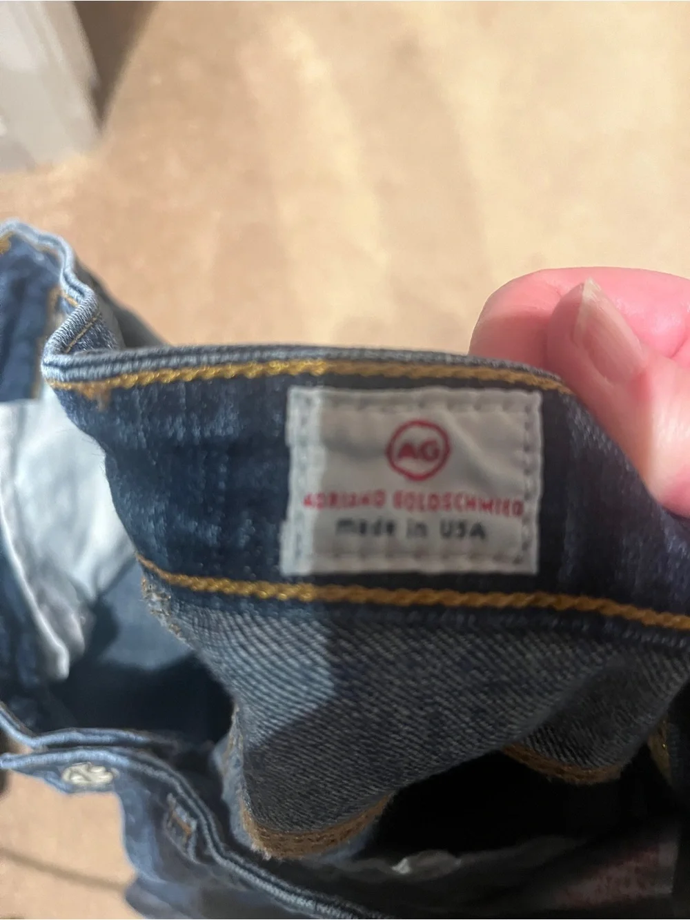 AG Blue Denim Bermuda Jeans Shorts size 30 - Picture 5 of 5